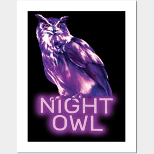 Night Owl Posters and Art